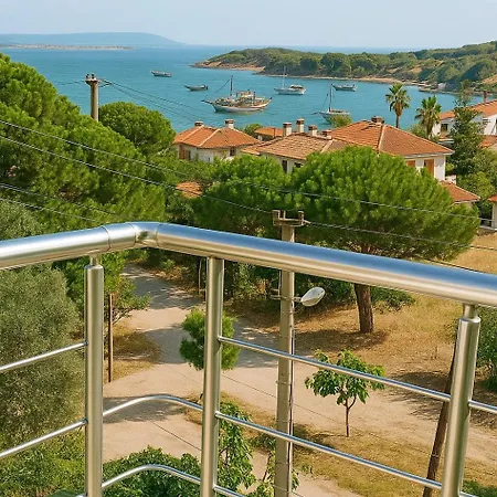 With Private Pool And Unique Sea View In Villa Cesme